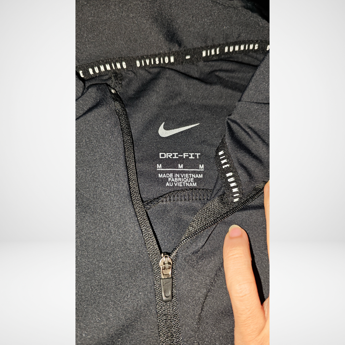 Haut 1/4 Zip Nike Running Division - Noir Graphique