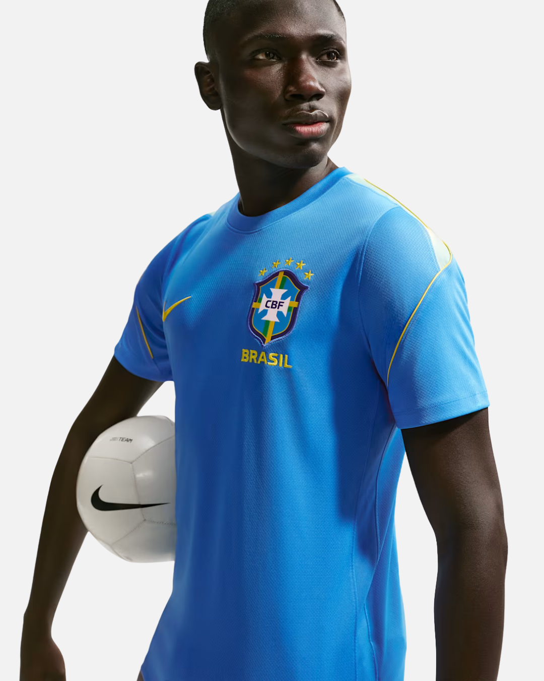 Haut d'entrainement Brésil Coupe du Monde 2026 - Bleu/Jaune