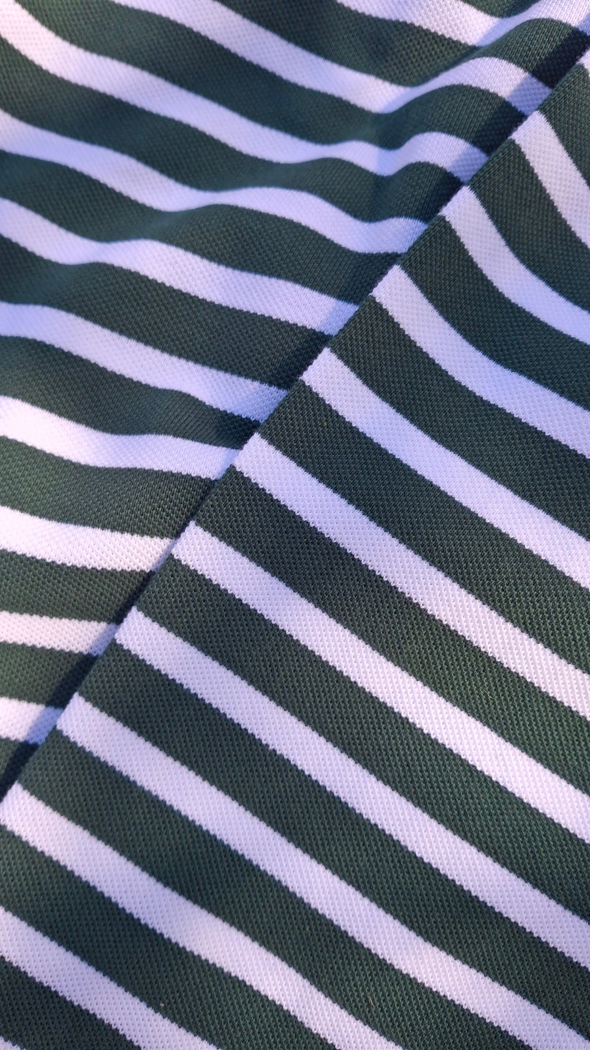 Summit Pique Long Sleeve Polo 'Forest White'