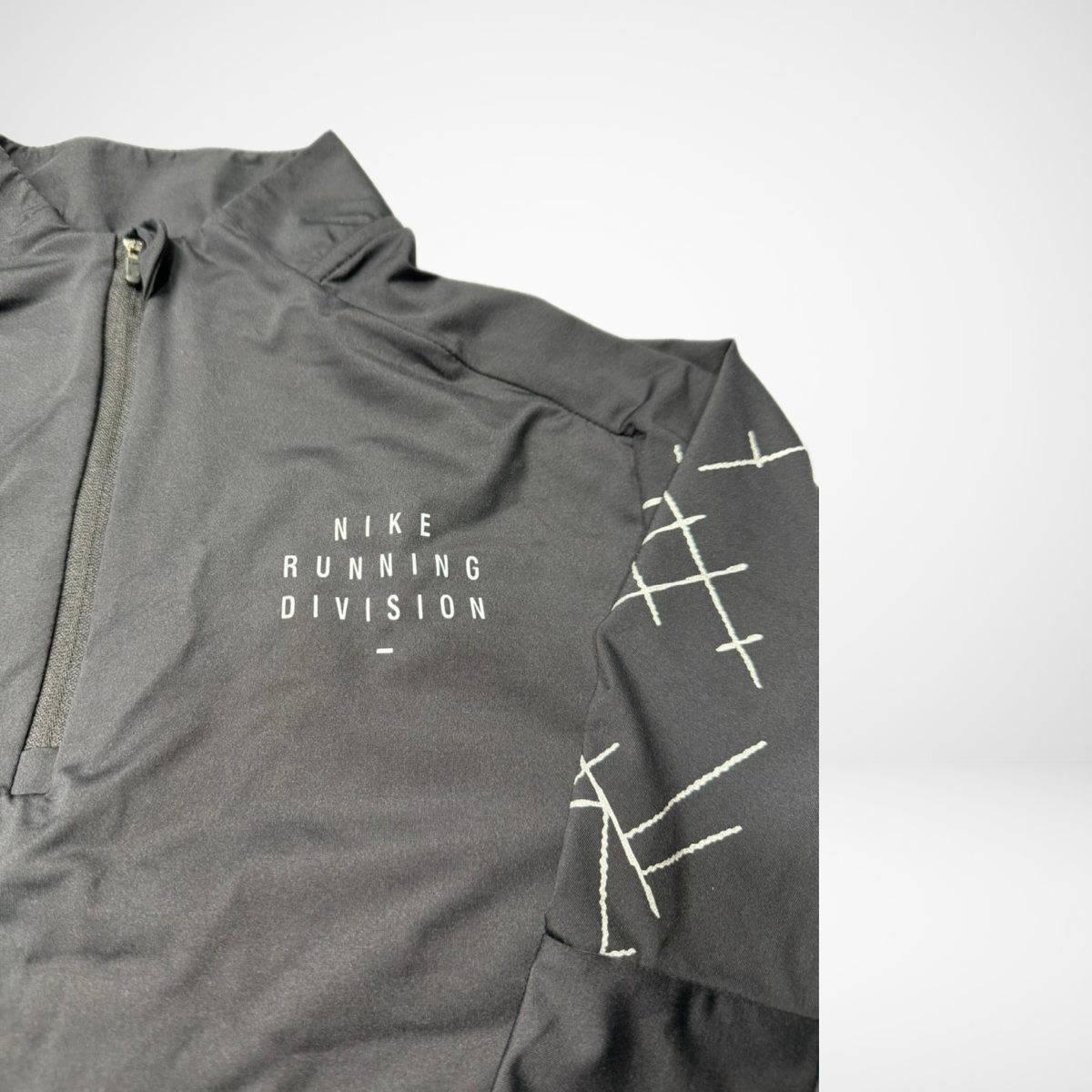 Haut 1/4 Zip Nike Running Division - Noir Graphique