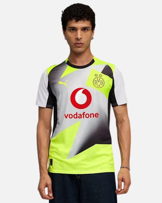 Maillot Extérieur Dortmund 2025/2026 - Jaune/Blanc/Noir