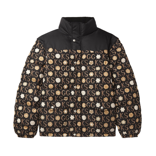 Gucci Doudoune en toile GG Gold