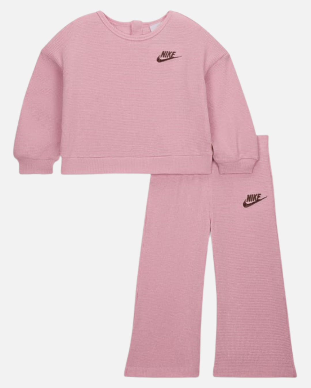 Ensemble Nike lurex waffle Bébé - Rose