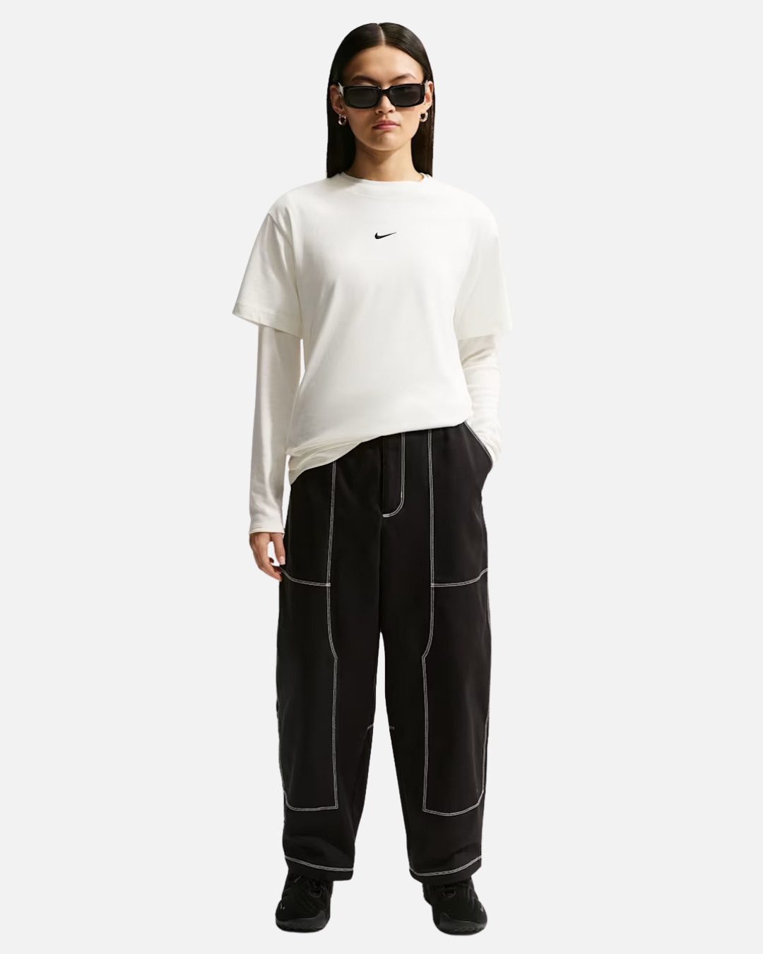 T-shirt Nike Sportswear Classic Femme - Blanc
