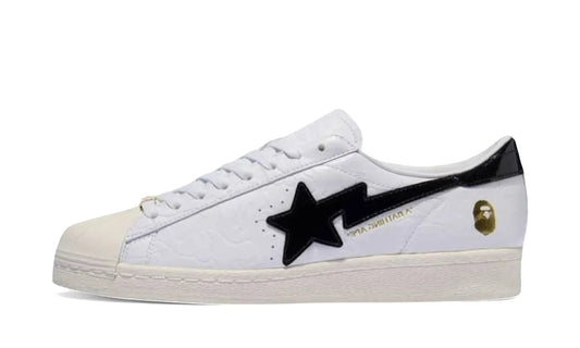 Superstar Vintage Bape White Black