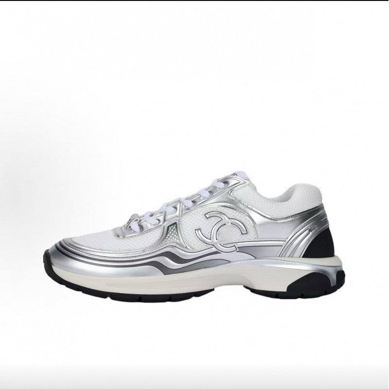 Chanel Sneaker Suede Calfskin & Mesh