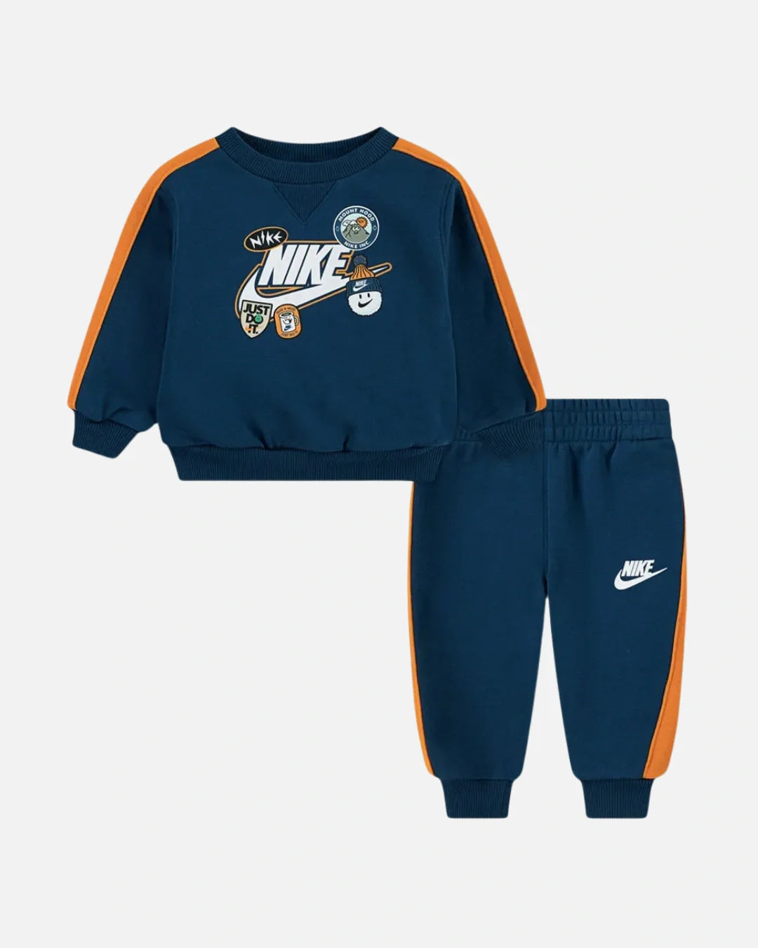 Ensemble de survêtement Nike NKN FLEECE Bébé - Bleu/Orange