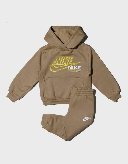Ensemble Nike pantalon NSW  FS FLC PO Enfant - Marron