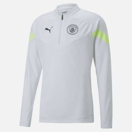 Haut d'entrainement Manchester City - Blanc/Jaune