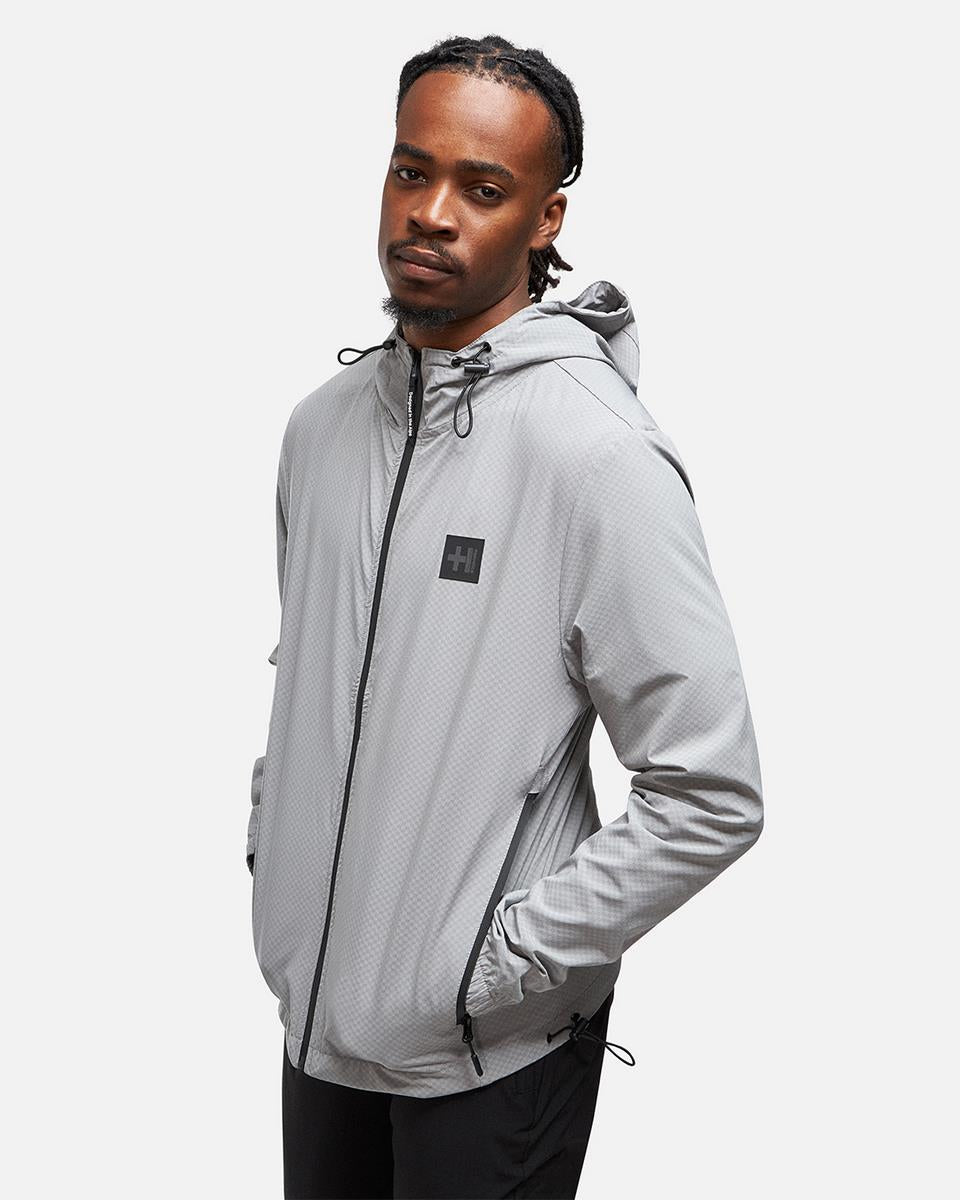 Veste à capuche Helvetica Comet - Gris