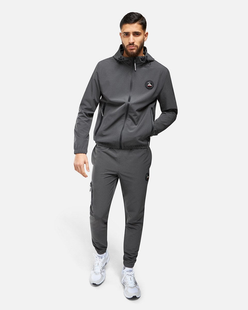 Veste à capuche Helvetica Neptune - Gris