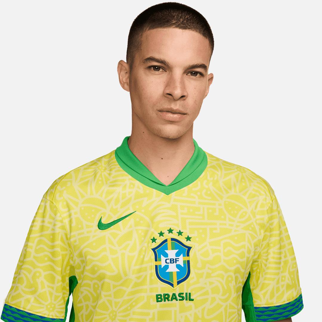 Maillot Domicile Brésil 2024 - Jaune