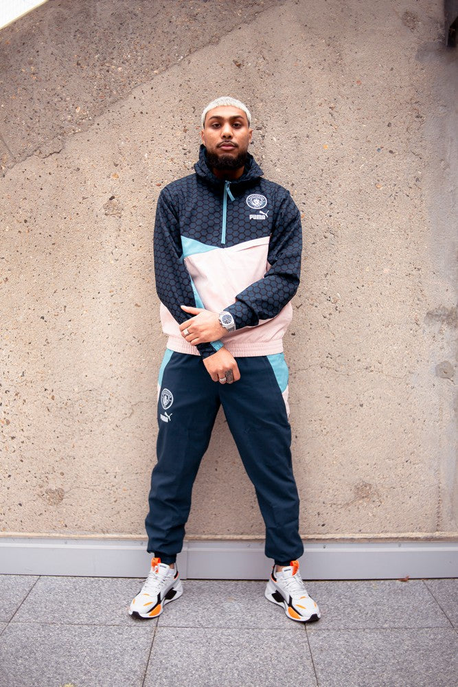 Pantalon de survêtement Manchester City - Bleu/Beige