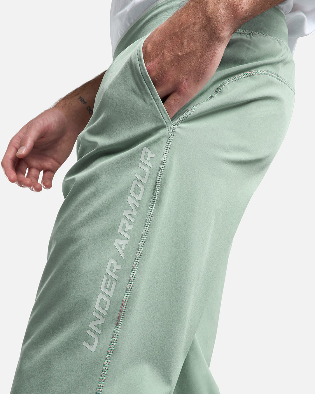 Pantalon de survêtement Under Armour Running Launch - Vert Pastel