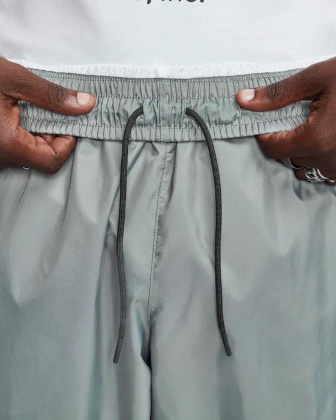 Pantalon Nike Windrunner - Gris/Blanc