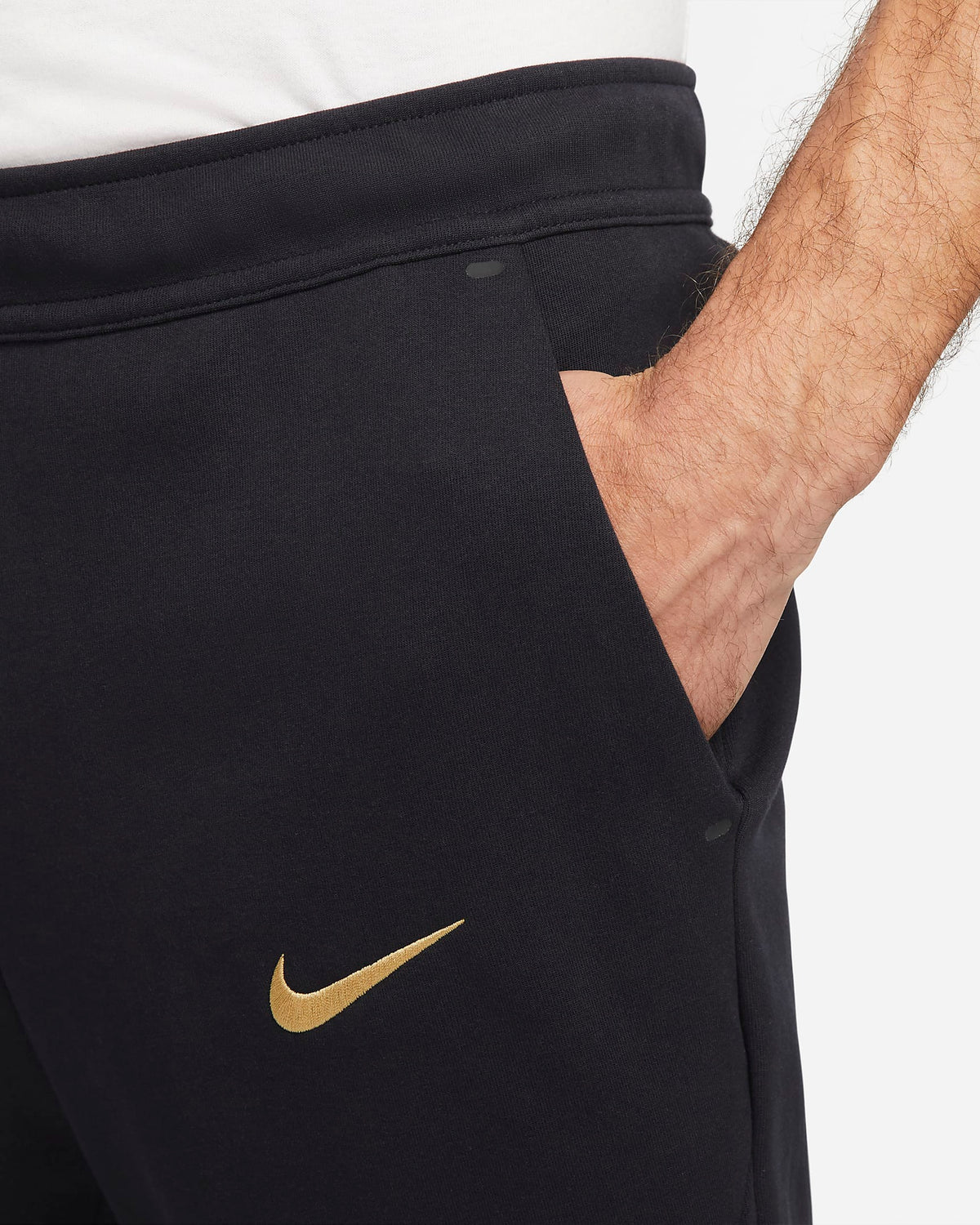 Pantalon Chelsea Tech Fleece - Noir/Doré