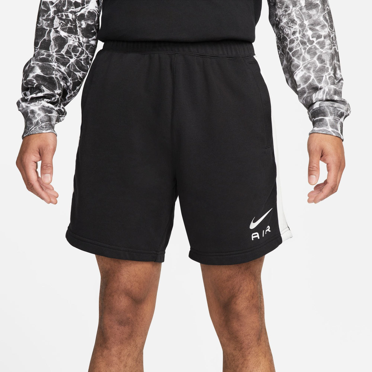 Short Nike Swoosh Air Fleece - Noir/Blanc