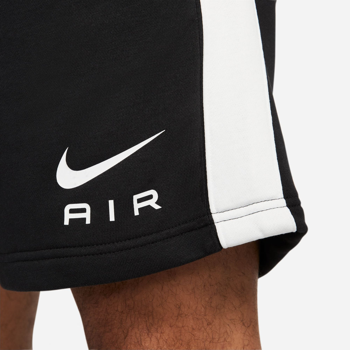 Short Nike Swoosh Air Fleece - Noir/Blanc