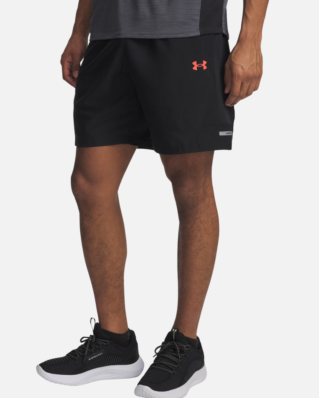 Short Under Armour Tech Utility - Noir/Rouge