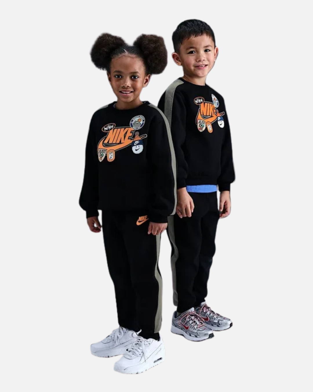 Survêtement Nike Fleece Enfant - Noir/orange