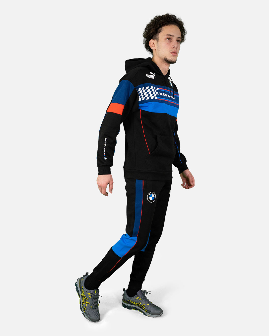 Sweat à capuche Puma BMW M Motorsport - Noir/Bleu