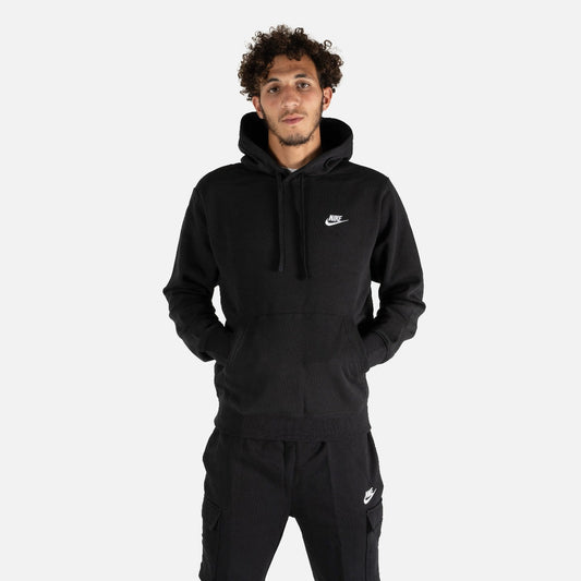 Sweat capuche Nike Sportswear Club fleece - Noir