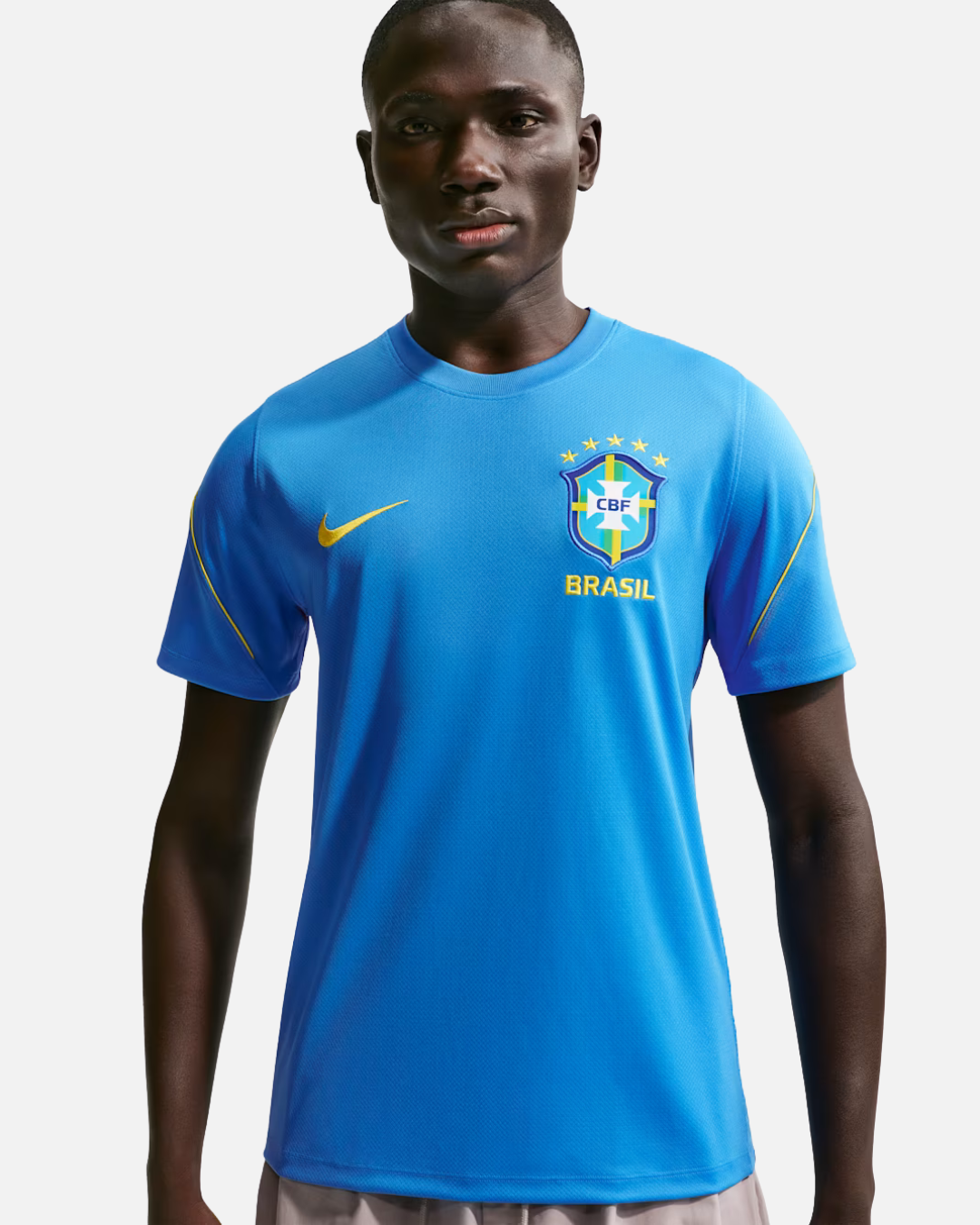 Haut d'entrainement Brésil Coupe du Monde 2026 - Bleu/Jaune