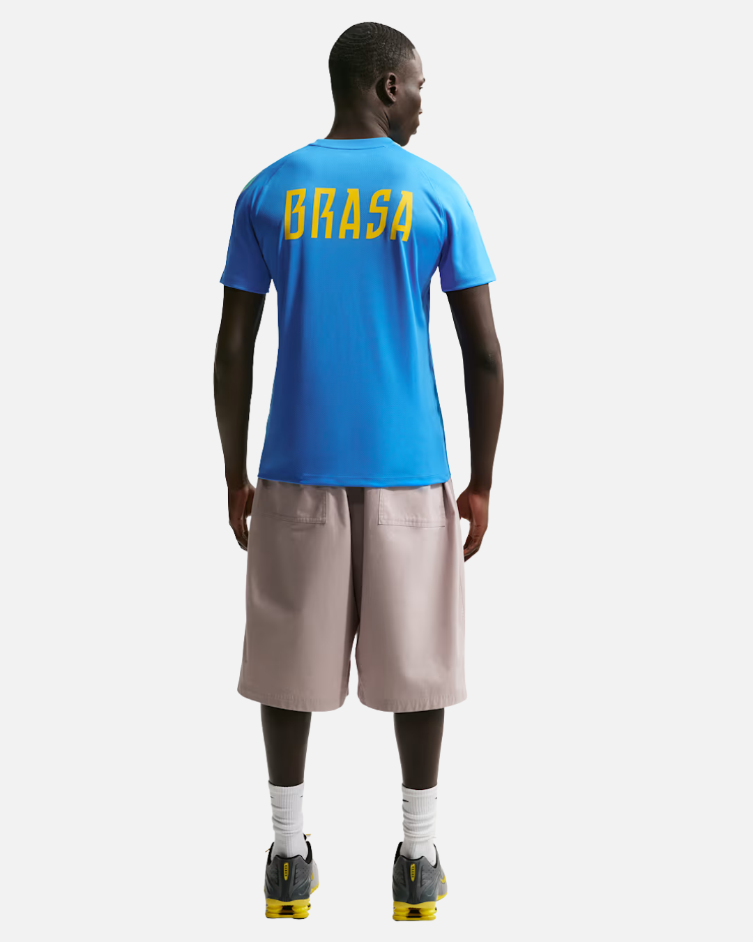 Haut d'entrainement Brésil Coupe du Monde 2026 - Bleu/Jaune