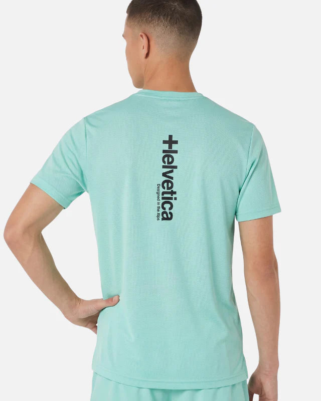 T-shirt Helvetica LEWIS 33 - Vert
