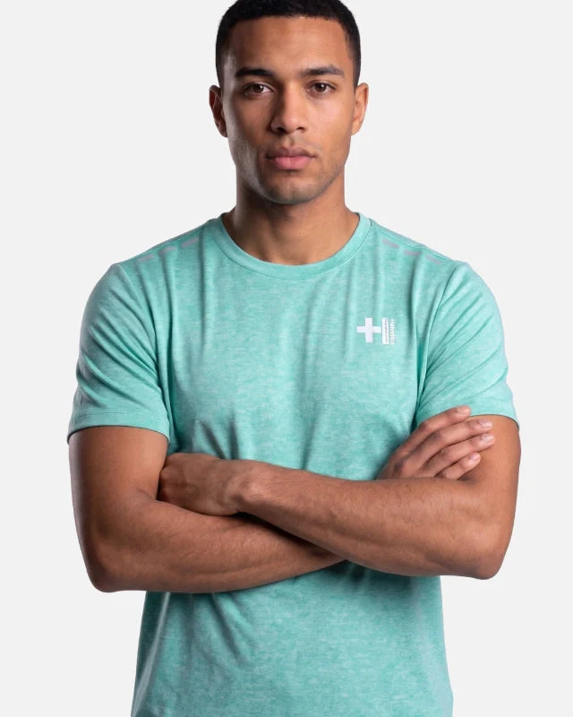 T-shirt Helvetica Usain 12 - Vert