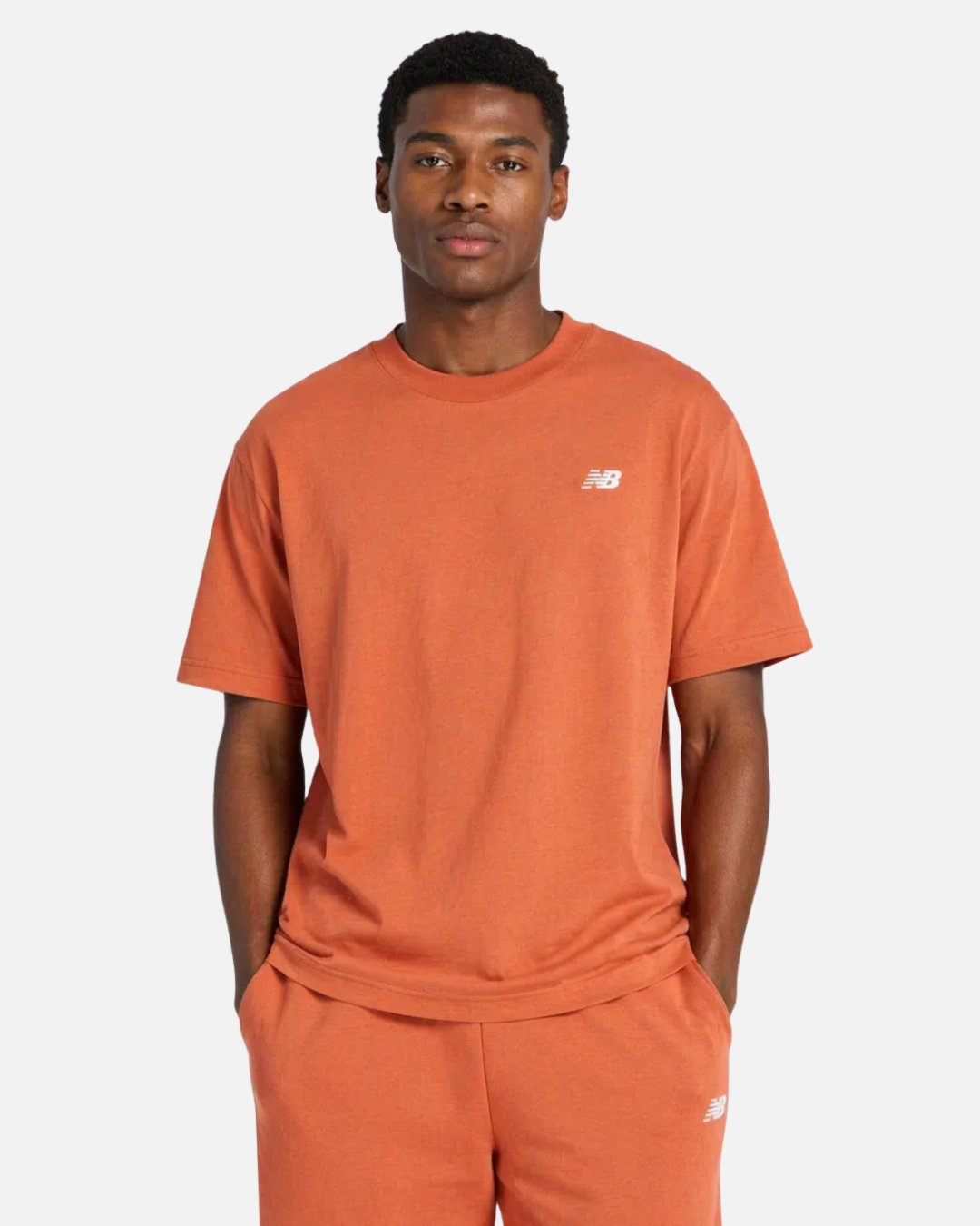 T-shirt New Balance Sport Essentials Cotton - Orange