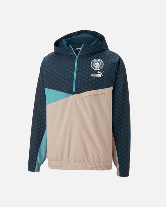 Veste Coupe-Vent Manchester City - Bleu/Beige