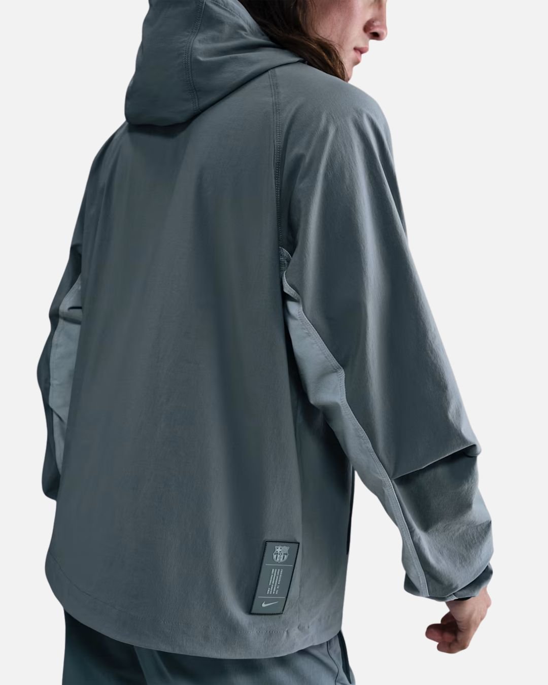Veste de survêtement FC Barcelone Windrunner - Gris