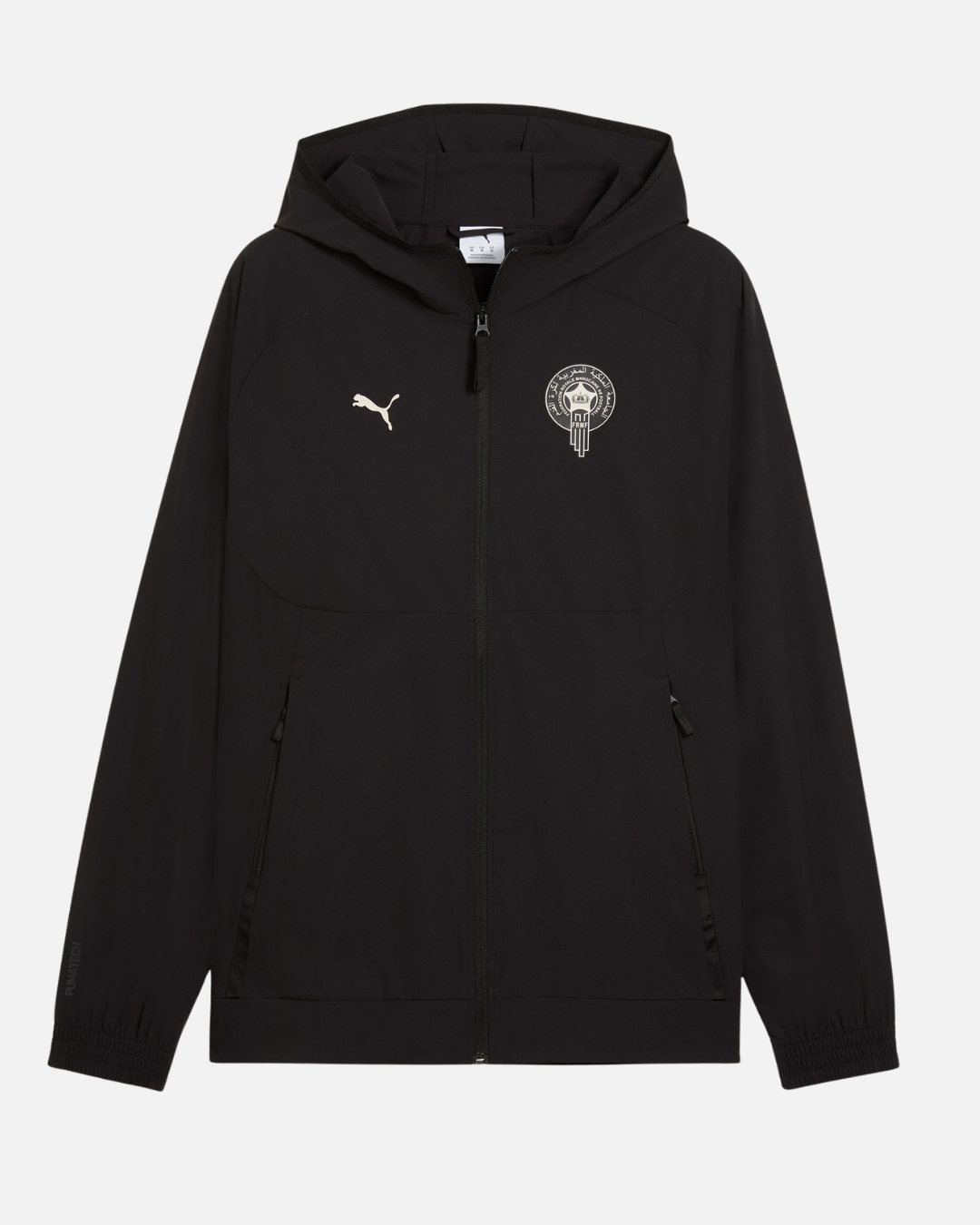 Veste de survêtement Maroc Coupe du Monde 2026 - Noir