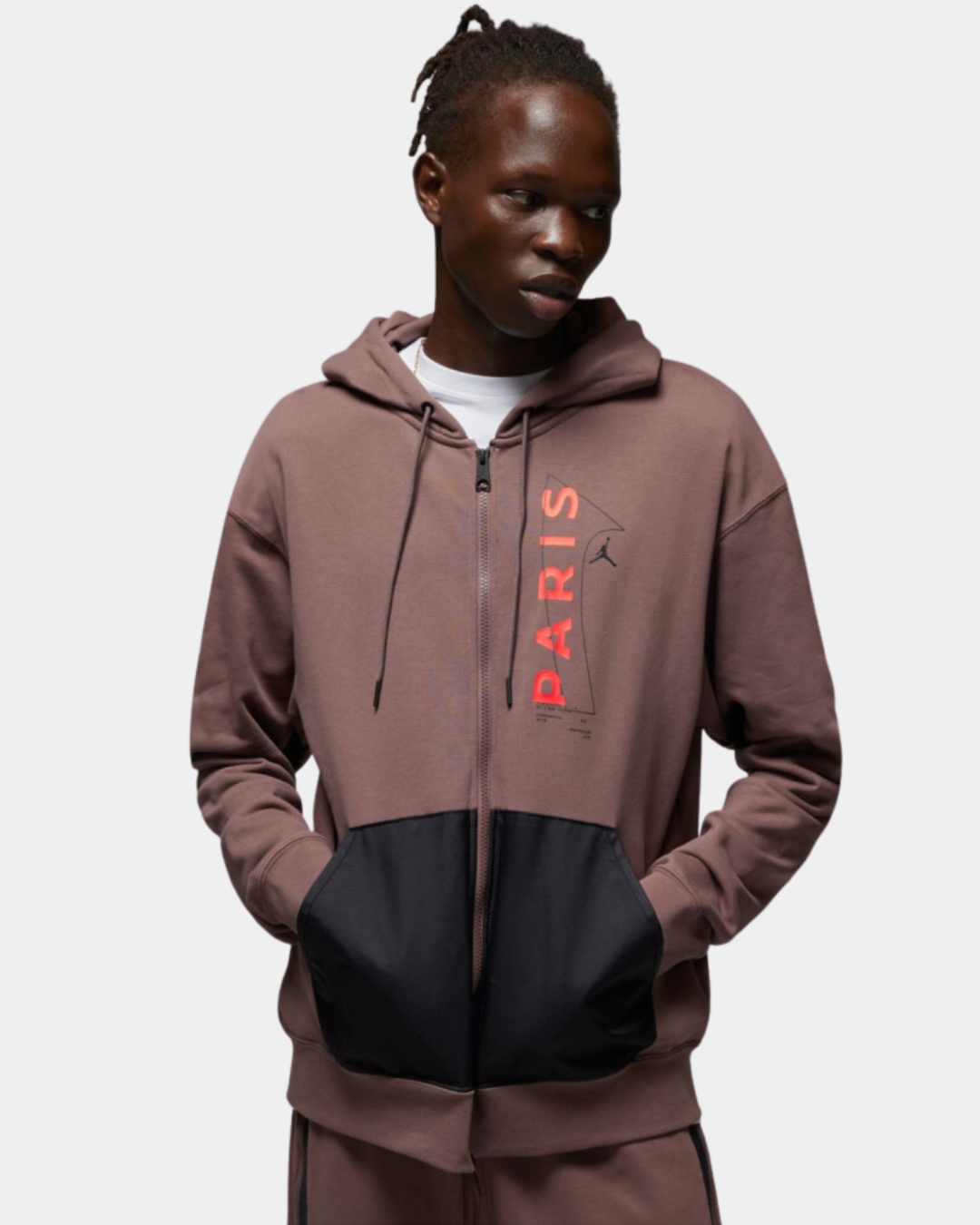 Veste d'entrainement PSG x Jordan - Marron