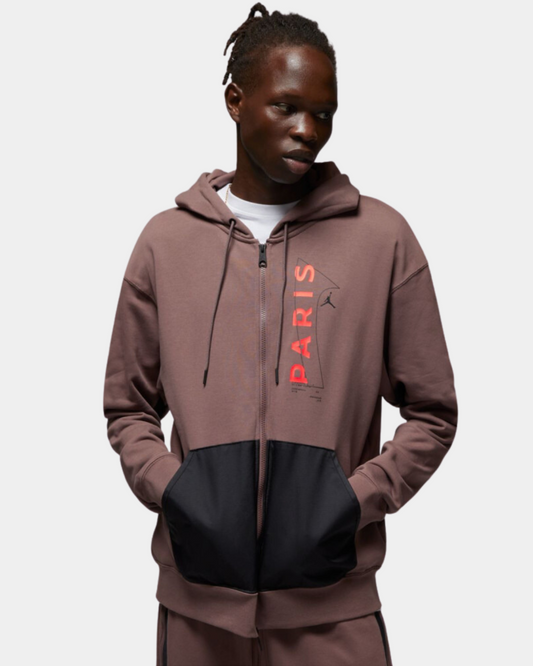 Veste d'entrainement PSG x Jordan - Marron