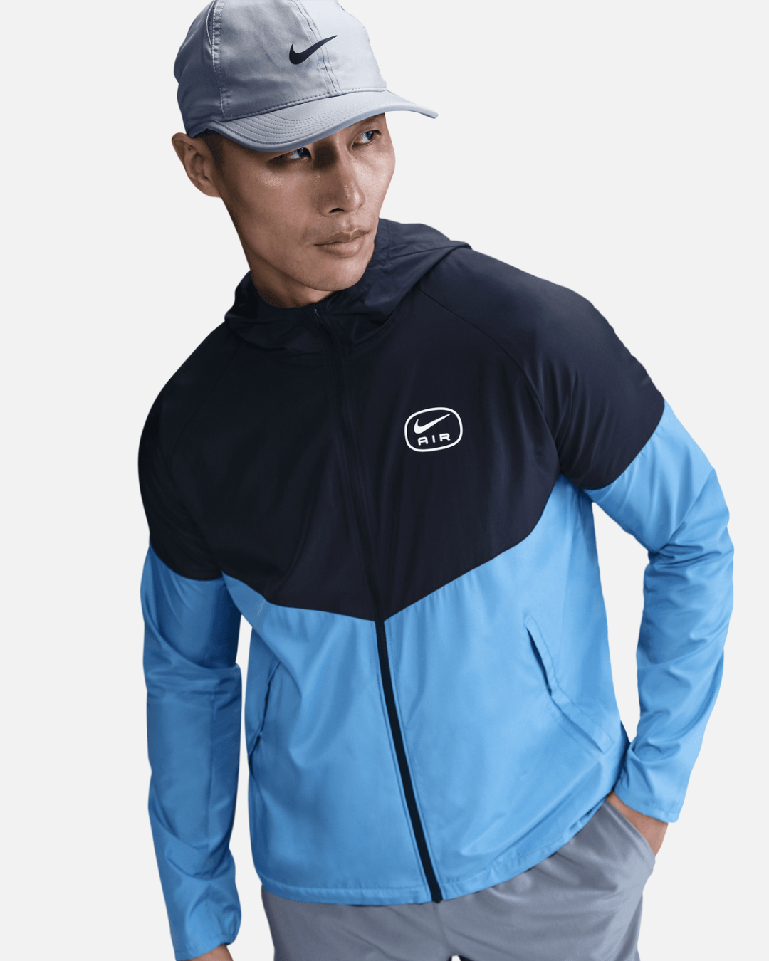 Veste Nike Running Air - Marine/Bleu