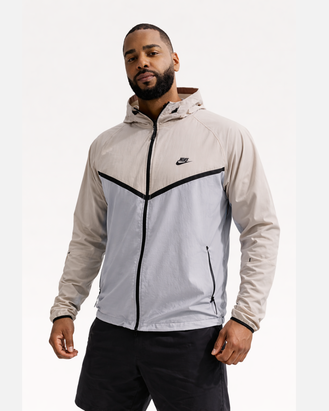 Veste Nike Tech Windrunner - Beige/Gris